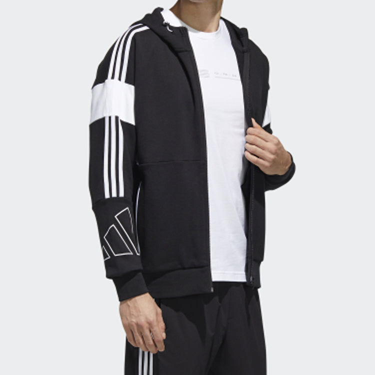 adidas UB HTT SILO Splicing Hooded Jacket Black GF3995
