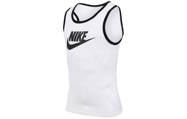 Nike Swoosh Athleisure Casual Sports Vest White BV0535-100