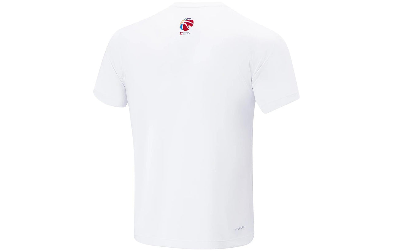 Li-Ning CBA Shanghai Sharks Quick-Drying T-shirt 'White' ATST907-2