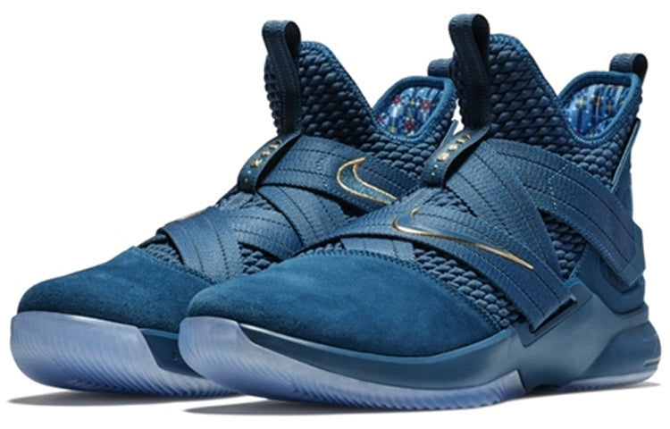 Nike LeBron Soldier 12 SFG EPN 'Blue Gold' AO4055-400