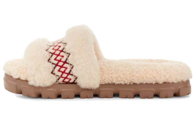 (WMNS) UGG Cozetta Slipper Heritage Braid 'Natural' 1143974-NAT
