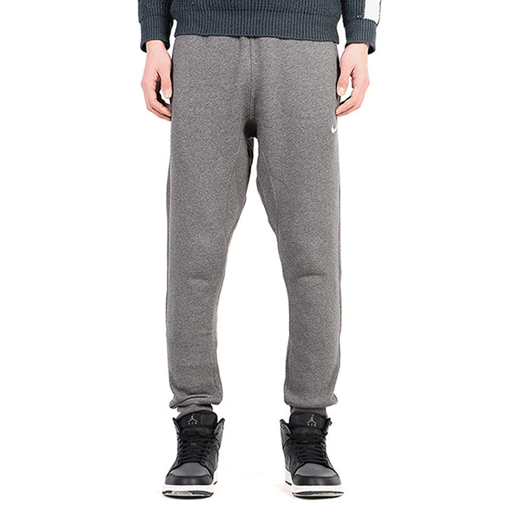 Men's Nike Fleece Lined Stay Warm Solid Color Casual Sports Bundle Feet Dark Grey Pants 905236-071