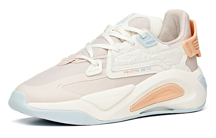 (WMNS) ANTA Life Series Sneakers 'Lotus Grey White' 122118083-3