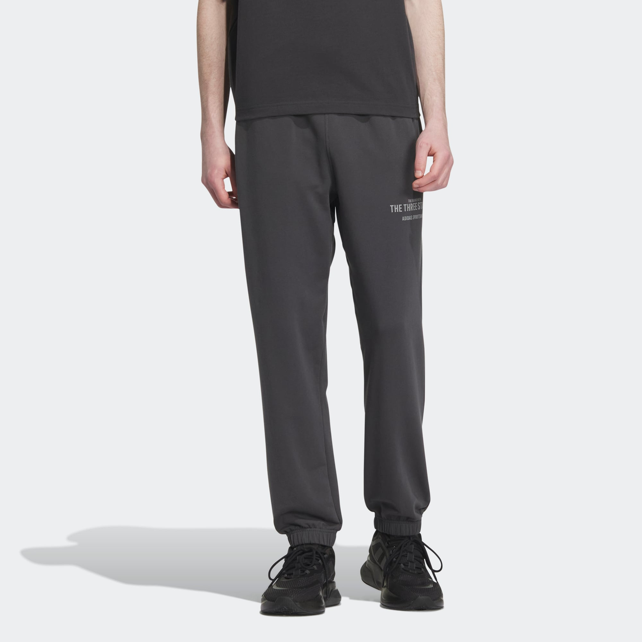 adidas Verbiage Casual Knitted Pants 'Black' IP3926