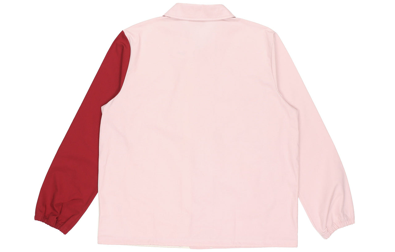 PUMA Embroidered Small Label Contrasting Colors Sports Woven Logo Jacket Pink 532172-36