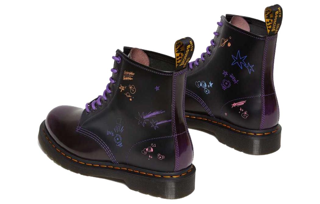 Dr. Martens x BT21 1460 Leather Boots 'Purple' 30069511