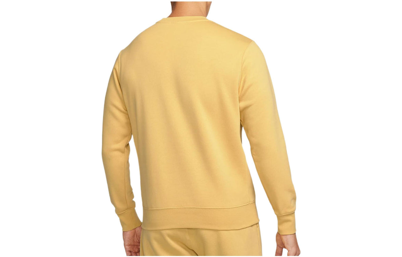 Nike Sportswear Club Fleece Round Neck Pullover 'Yellow' BV2663-700