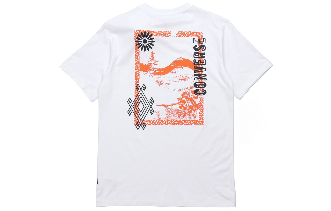 Men's Converse Printing Short Sleeve White 10019896-102