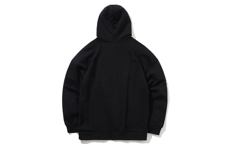 Li-Ning New York Fashion Week Series Solid Color Pullover Hoodie 'Black' AWDP761-1