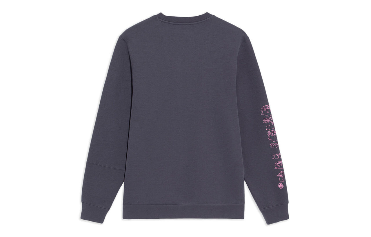 Li-Ning BadFive Graphic Sweatshirt 'Grey' AWDS135-2