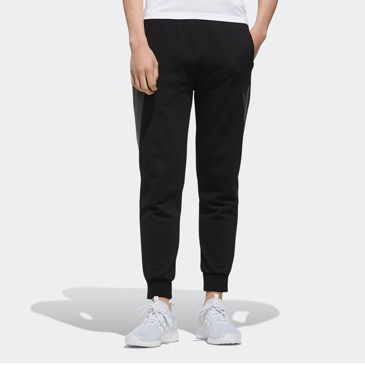adidas neo Minimalistic Slim Fit Casual Sports Pants Black FQ2009