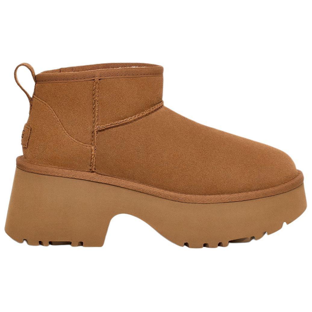 (WMNS) UGG Classic Ultra Mini New Heights 'Chestnut' 1158311-CHE
