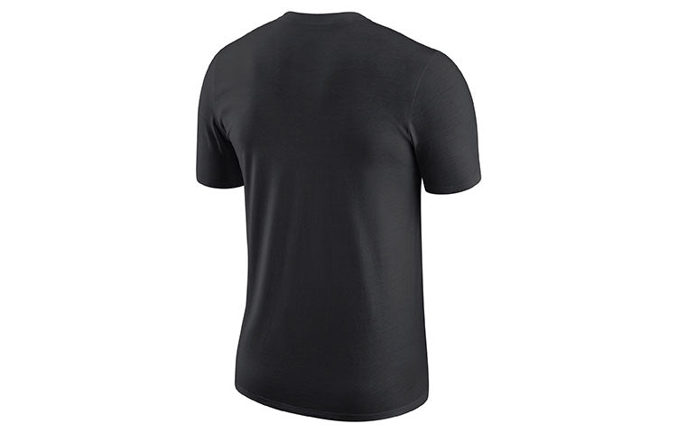 Nike NBA Dri-FIT Ce Logo San Antonio Spurs Basketball Sports Printing Short Sleeve Black CT9846-010