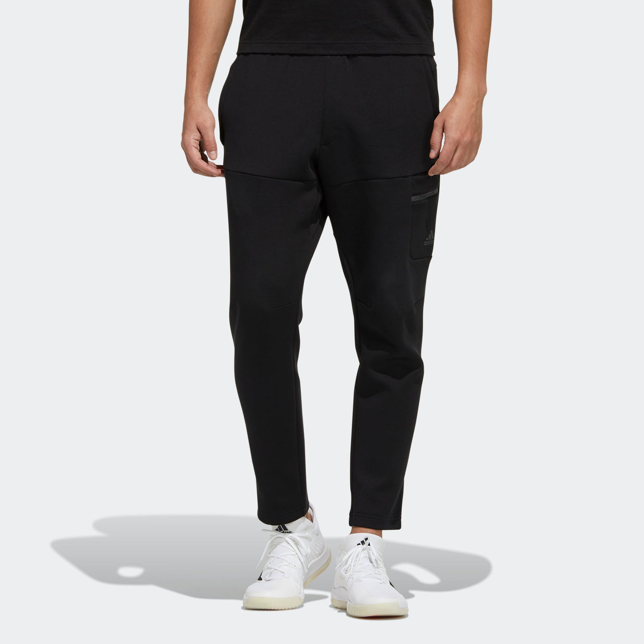 Men's adidas Th Dk Reg Pnts Cargo Pocket Sports Pants/Trousers/Joggers Black H39345
