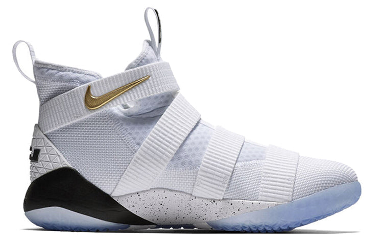 Nike Lebron Soldier XI EP 'White Metallic Gold Black' 897645-101