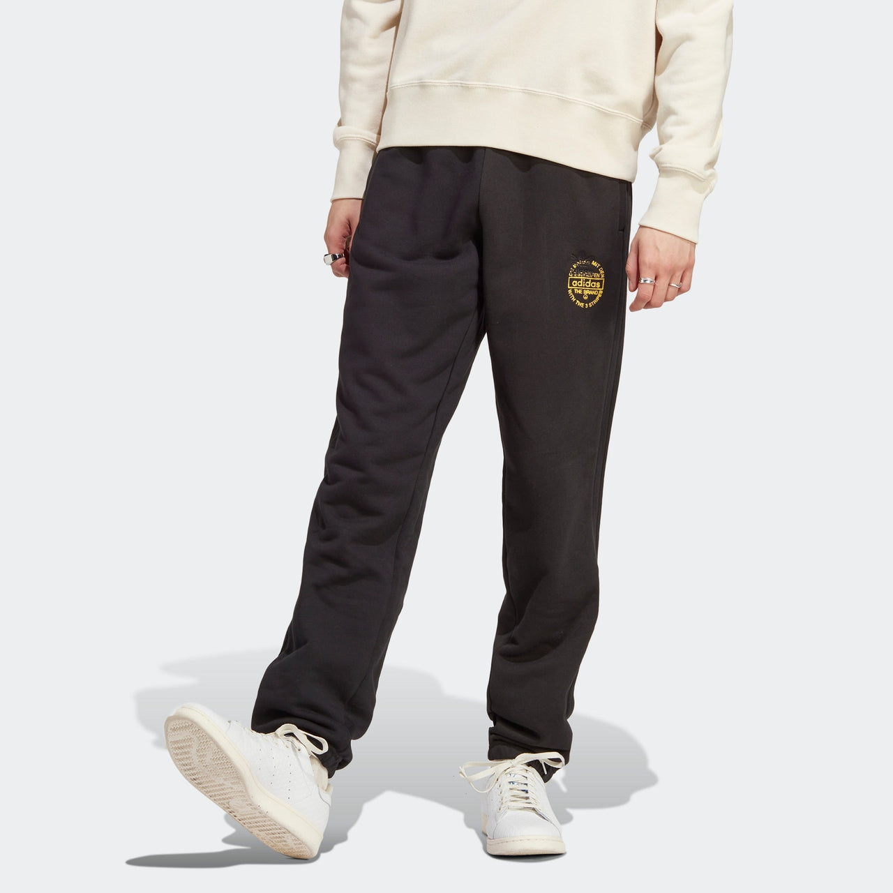 adidas Originals New Age Graphics Moletom Pants 'Black' IC5756