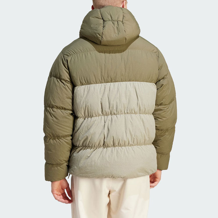 adidas Originals Down Regen Adv Puffer Jacket 'Olive Green Beige' HZ0682