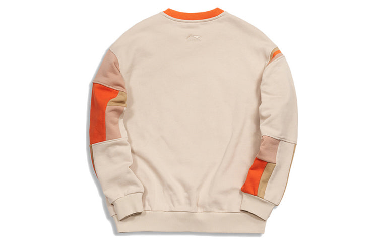 Li-Ning Paris Fashion Week 2020 Series Pullover 'Beige Orange' AWDQ627-2
