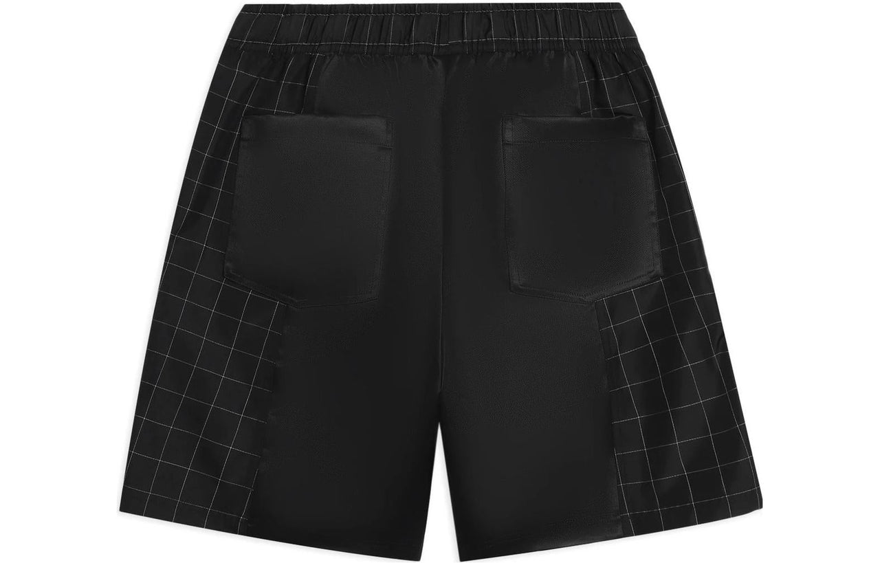 Li-Ning Color Block Embroidered Logo Shorts 'Black' AKSS083-1