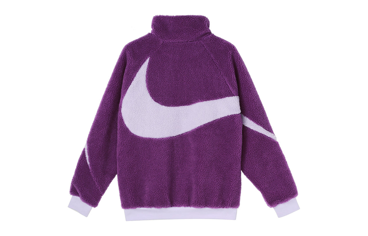 Nike Big Swoosh Reversible Boa Jacket (Asia Sizing) 'Purple' BQ6546-570