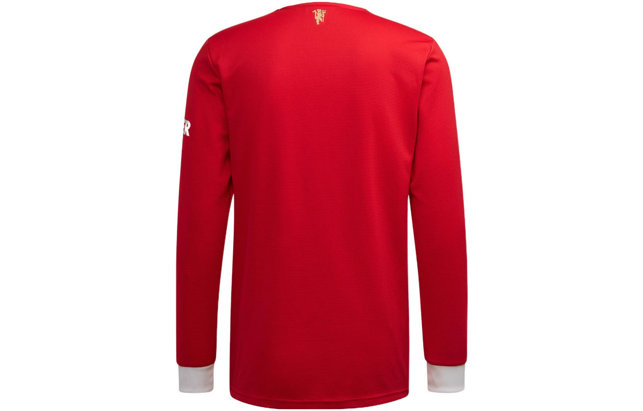 adidas Manchester United 21/22 Long Sleeve Home Jersey 'Red' GR3779