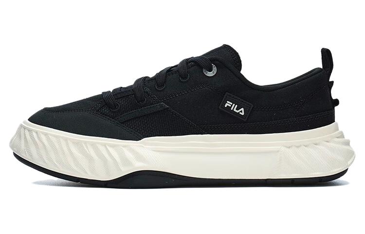 FILA Canvas Low NonSlip Durable Shoes 'Black White' F12M322301FBK