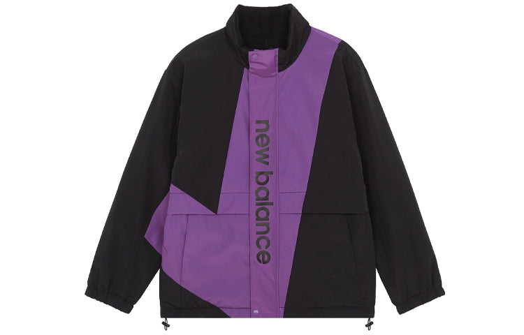 New Balance Contrasting Colors Polar Fleece Jacket Purple 6DB4U123-PUR