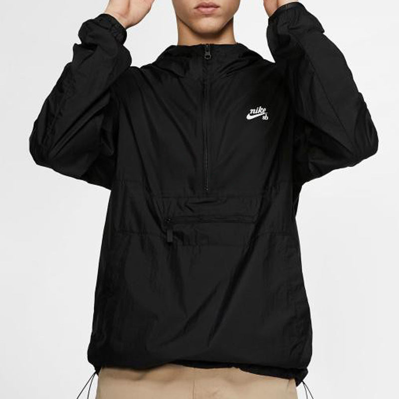Nike SB Skateboard JKT Jacket Men's Woven Hooded Sports Jacket CT5327-010