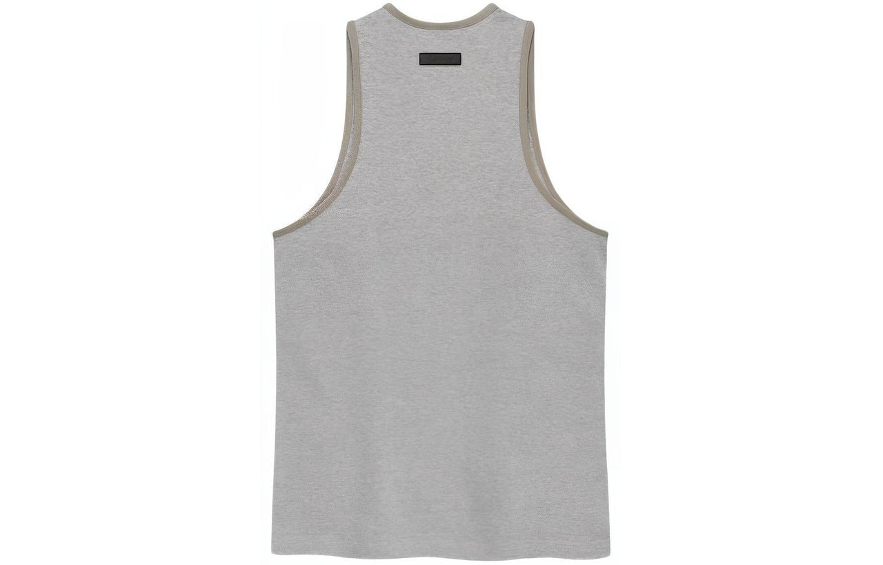 Fear of God Essentials SS24 Heavy Jersey Tank 'Light Heather Grey' 125SP242046F