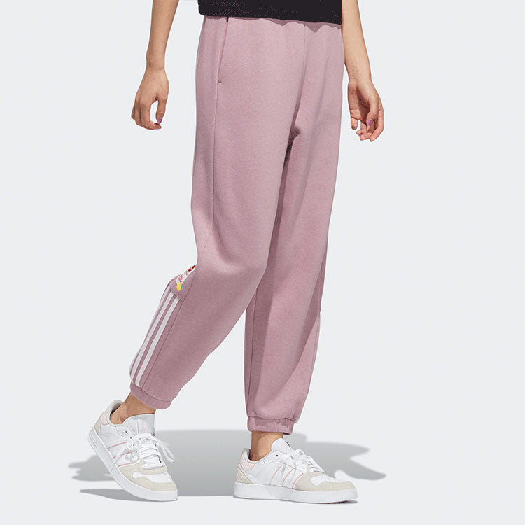 (WMNS) adidas Neo JAN Pants 'Pink White' HF7296