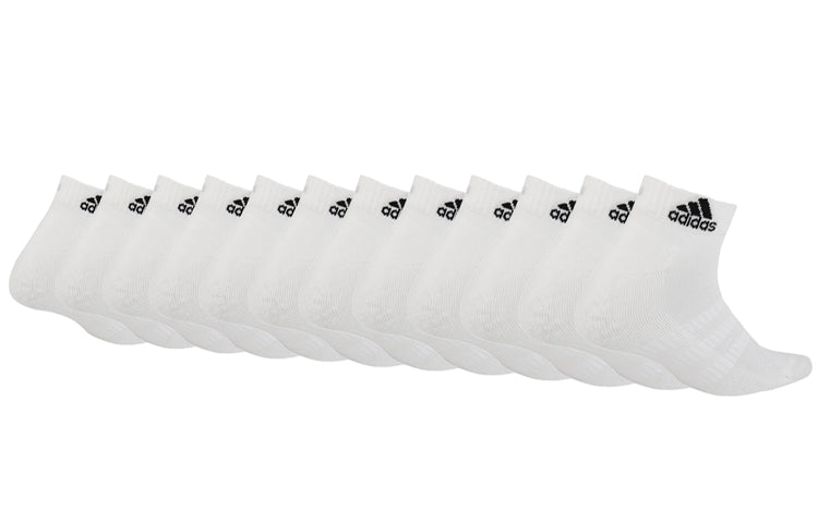 adidas Breathable Basketball Socks Couple Style White DZ9362