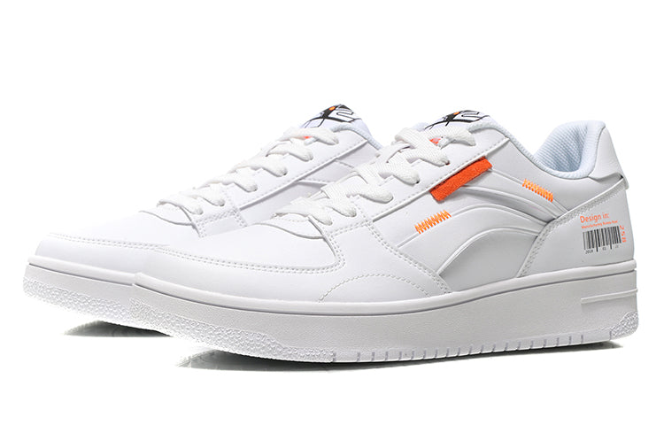 Li-Ning No.258 Classic Leisure Low 'White Orange' AGCN357-1