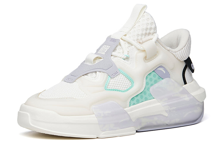 (WMNS) ANTA Badao 3 Low 'White Grey' 122218084-1