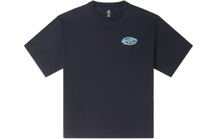 Converse Retro Sail Boat Graphic T-shirt 'Black' 10025441-A01