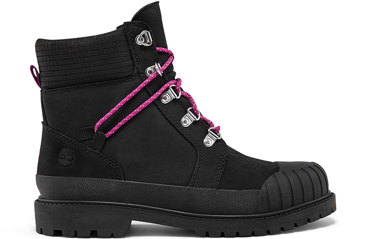 (WMNS) Timberland Holiday Luxe Waterproof Boot 'Black Nubuck' A2JWZW