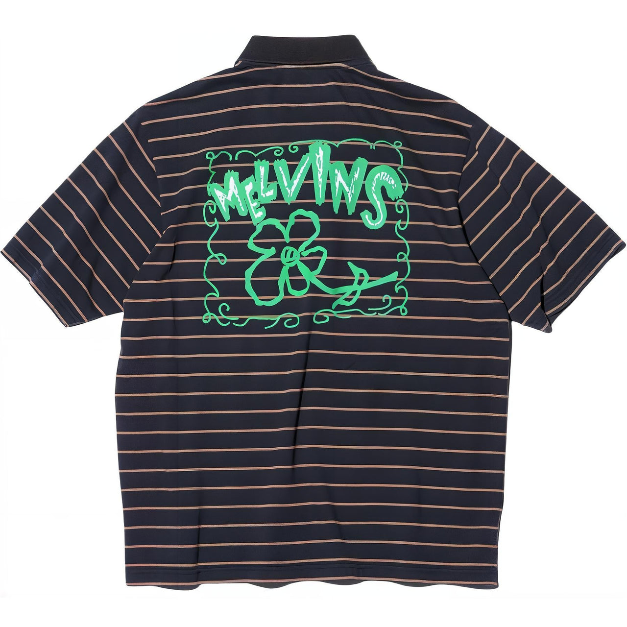 Supreme x Melvins Stripe S/S Polo 'Black White' SUP-SS24-221