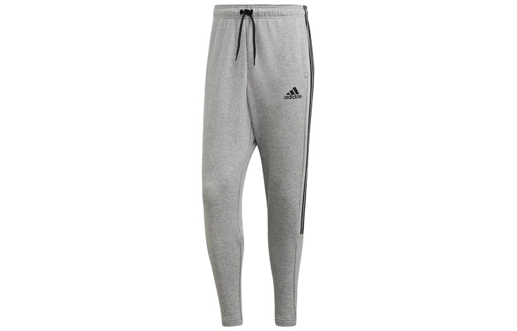 adidas Stripe Training Sports Long Pants Gray DQ1443
