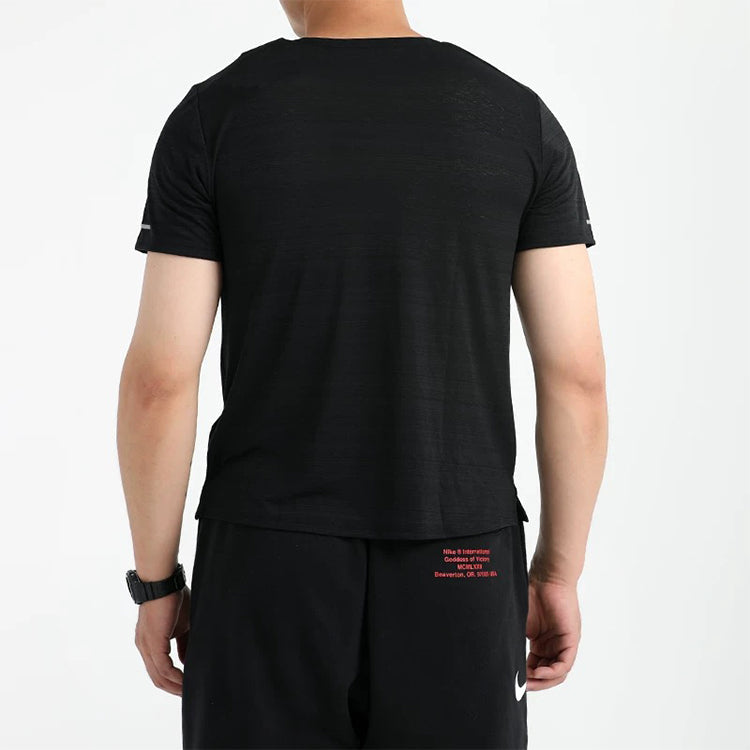 Nike AS Men's NK DF Miler Top SS Black CU5993-010