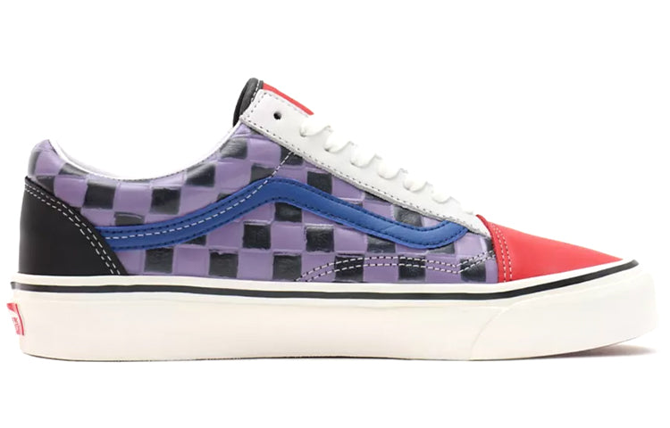 Vans Unisex Old Skool 36 Dx Low-Top Sneakers Purple/Red/White VN0A54F39XM