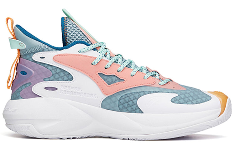 ANTA Shock The Game 5 Mid 'Pink Green' 112131601-3
