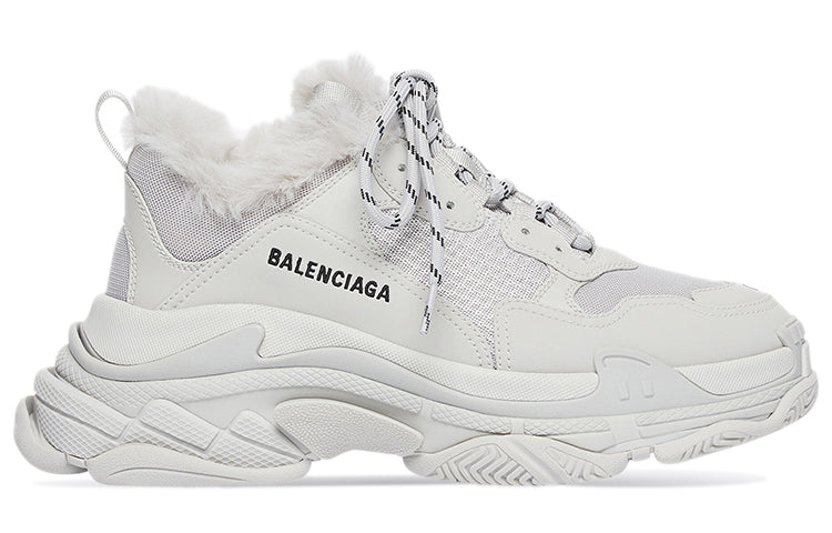 Balenciaga Triple S 'Faux Fur - Grey' 668563W3CQ51210