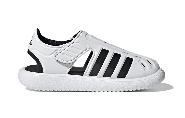 (GS) adidas Summer Closed Toe Water Sandal 'White Black' GW0387