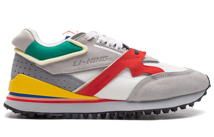 (WMNS) Li-Ning 001 'Grey Green Yellow' AGCP382-1