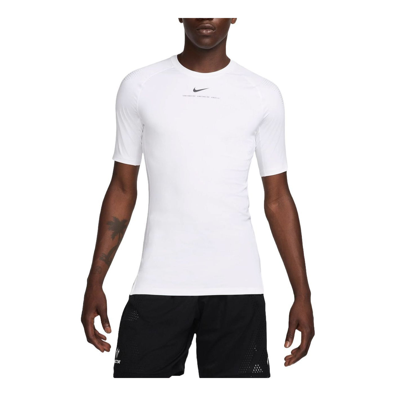 Nike x NOCTA Base Layer Basketball T-shirt 'White Black' DM1710-100
