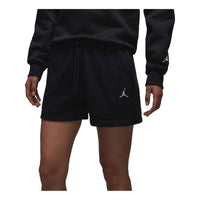 (WMNS) Air Jordan Brooklyn Fleece Shorts Asia Sizing 'Black' HJ1366-010