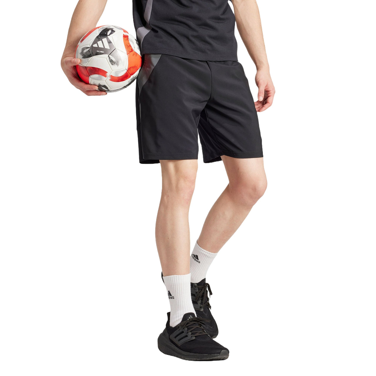 adidas Germany Tiro 24 Competition Downtime Shorts Asia Sizing 'Black White' IP5594