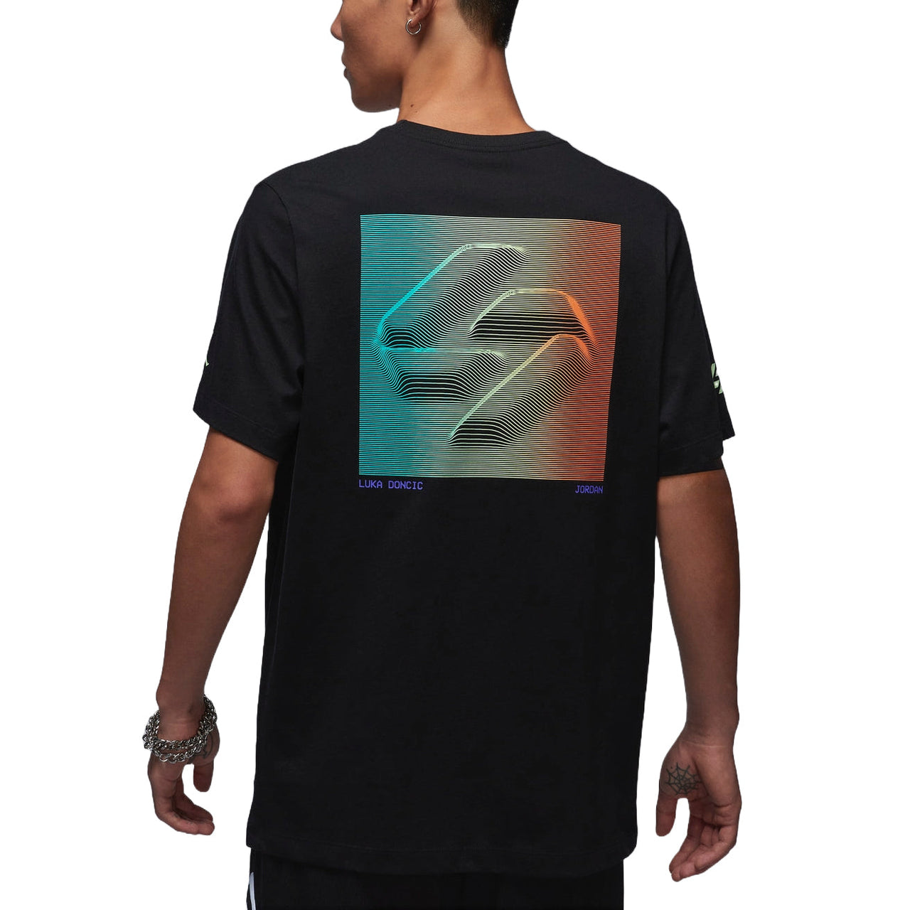 Air Jordan Luka Graphic T-Shirt Asia Sizing 'Black' HF8087-010