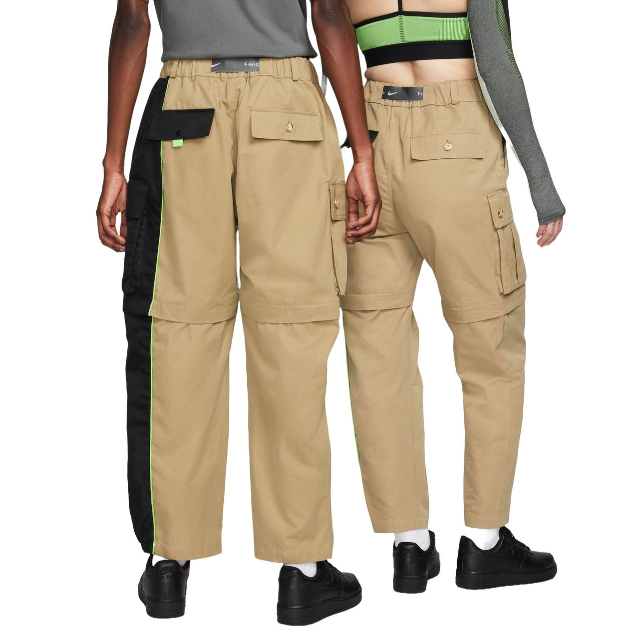 Nike x Feng Chen Wang Pro Convertible Cargo Pants Asia Sizing 'Khaki Black' DV4005-255