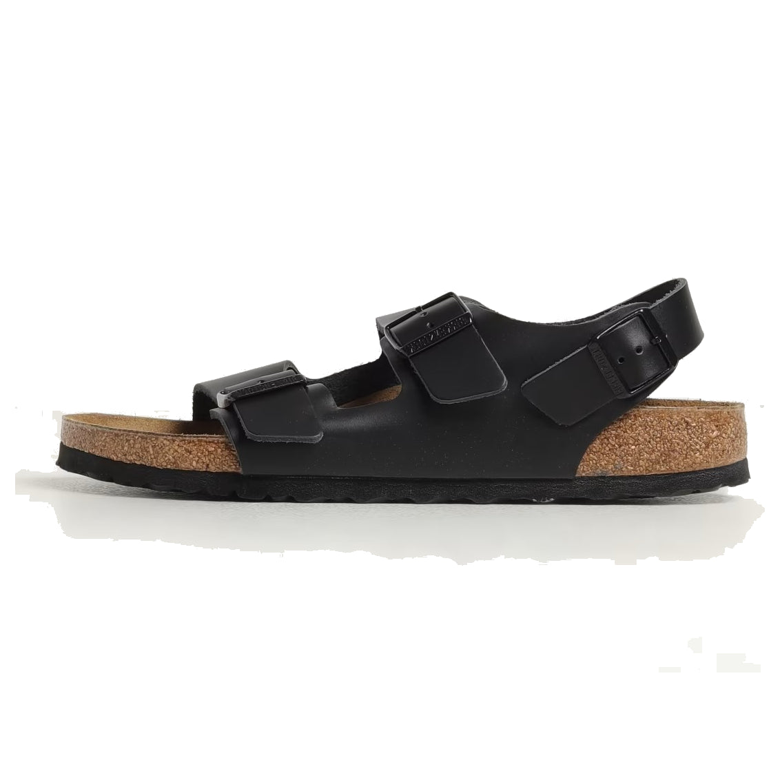 Birkenstock Milano Leather Narrow Fit Sandals 'Black' 034193