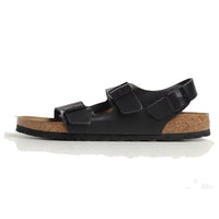 Birkenstock Milano Leather Narrow Fit Sandals 'Black' 034193